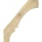 Ekena Millwork 6"W x 30"D x 36"H Balboa Rough Sawn Knee Brace, Douglas Fir BRC06X30X36BOA00RDF - alternate 4